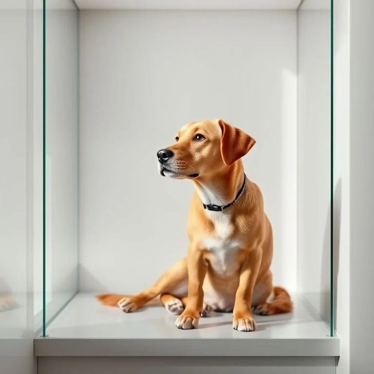 A portrait of a curious Beagle, head tilted, with intelligent, bright eyes, in a tastefully designed outdoor play area. Soft, natural lighting highlights its expressive face.